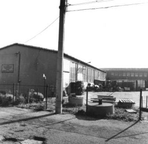 Dresden-Kaditz, Kötzschenbrodaer Straße 58. LPG Frühgemüsezentrum. Wirtschaftshof