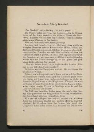 So endete König Tenzilch