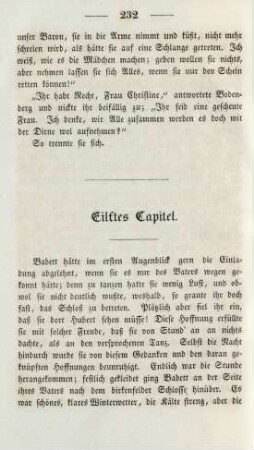 Eilftes Capitel