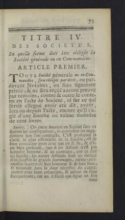 Article premier. - Article XIV.