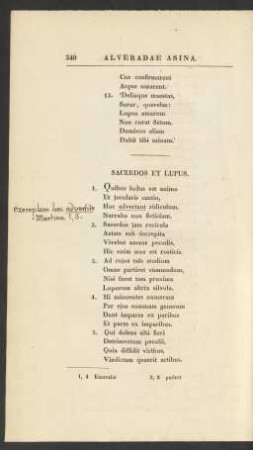 Sacerdos Et Lupus.