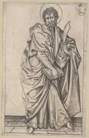 Der heilige Bartholomäus (aus der Folge: Der Heiland und die zwölf Apostel stehend)