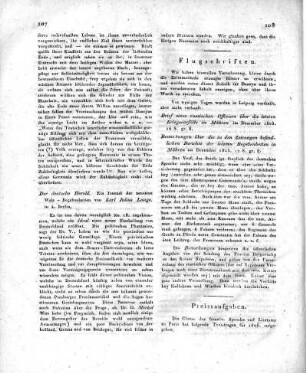 Flugschriften.