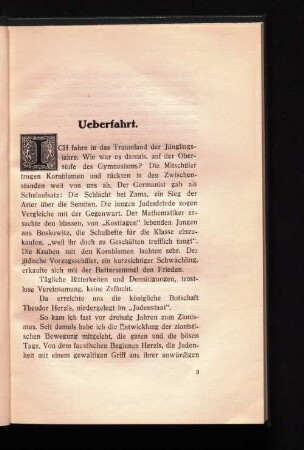 Ueberfahrt.
