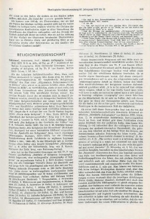 817-819 [Rezension] Schimmel, Annemarie, Islamic calligraphy