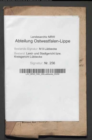 Erblasser: Bischoff, Christian Friedrich; Erblasser: Bischoff, Henriette Wilhelmine, geb. Emshoff:
