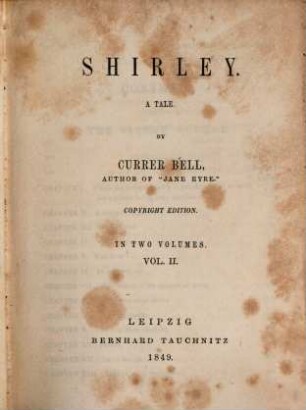 Shirley : a tale, 2