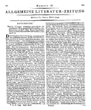 Sammlung astronomischer Abhandlungen, Beobachtungen und Nachrichten. Hrsg. von J. E. Bode. Dritter Supplementband zu dessen astronomischen Jahrbüchern. Berlin: Lange 1797