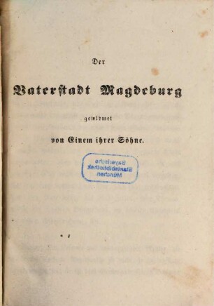 Eine Selbstschau, 1. Das Schicksal und der Mensch