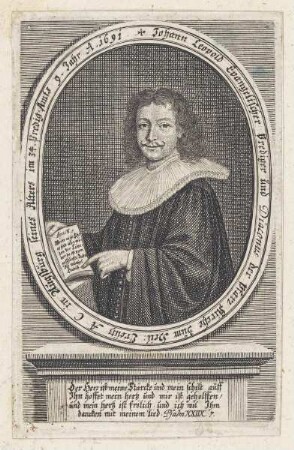 Bildnis des Johann Leopold