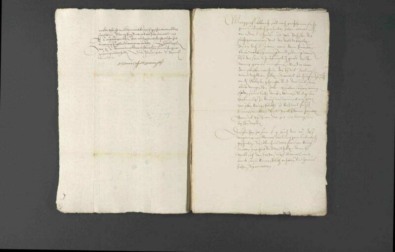 Pfalzgraf Ottheinrich antwortet auf die ihm übermittelte Meldung über die Verhandlungen Herzog Christophs von Württemberg mit Sachsen und anderen protestantischen Reichsfürsten in Religionsangelegenheiten, mit Beilegung mehrerer Zeitungen.