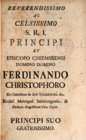 Sacerdos Ad Pie Vivendum Et Beate Moriendum Verbis Scripturae Exhortatus : Concinnavit, Et Praefatus Est Petrus Obladen Doctor, Protonotarius Apost. Eccles. Cathed. Beneficiatus