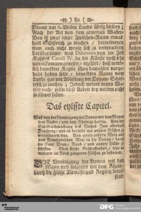Das eylffte Capitel.