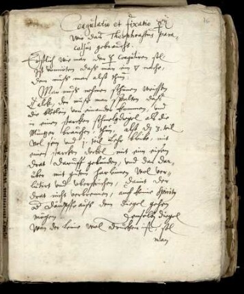 Coagulatio et fixatio mercurii