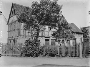 Johannestraße Pfeiffers Haus : Coswig. "Pfeiffers Haus", Johannesstraße. Straßenansicht