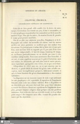 Chapitre Premier. Considérations Générales Sur L'Exposition