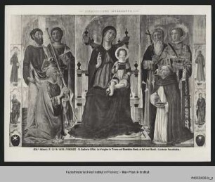 Madonna mit Kind und Heiligen