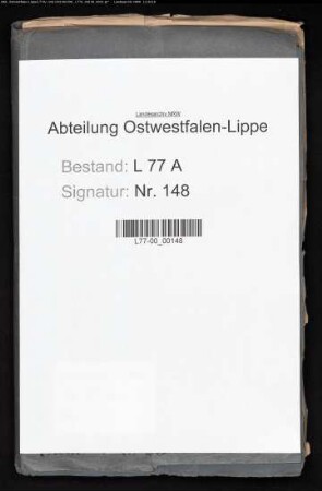 Buchhandlungs- u. Druckereikonzessionen (Stadt Detmold)