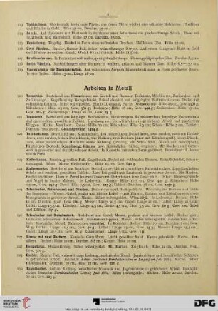 Arbeiten in Metall (Nr. 120-193)