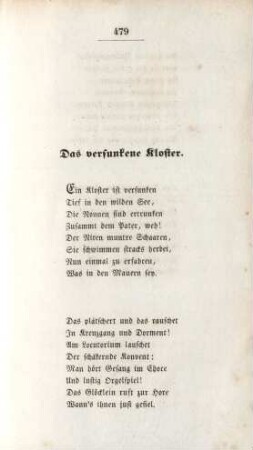 Das versunkene Kloster.