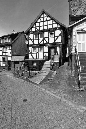 Fachwerkhaus; Schlitz, Siebertshof 10, Siebertshof 12