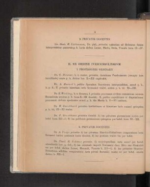 II. Ex Ordine Ivreconsvltorvm
