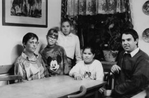 Familie T. am Eßtisch