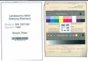 Entnazifizierung Peter Brosch , geb. 20.02.1897 (Verwaltungsangestellter)