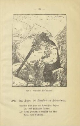 464a. Gestörte Einsamkeit. A. von Heyden