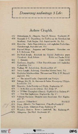 Donnerstag nachmittags 3 Uhr (Nr.657-891)