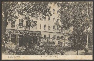 Ansichtskarte Garten der "Königin Luise Stiftung", Markgrafenstraße 10
