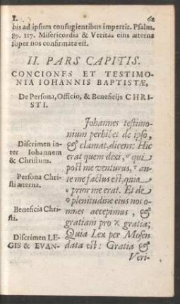 II. Pars Capitis.
