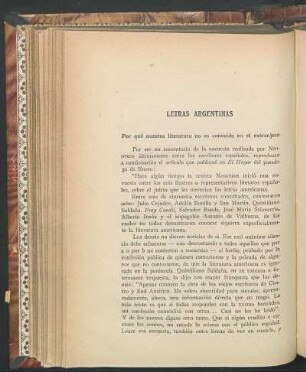 Por qué nuestra literatura no es conocida en el extranjero