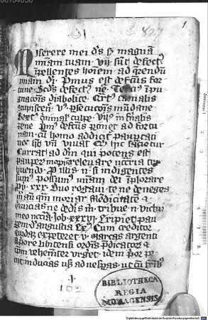 Dominicani cuiusdam expositio psalmi L. - BSB Clm 14827