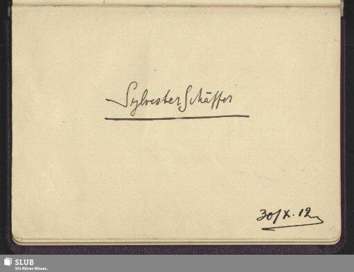 Bl. 51. Schäffer, Georg Sylvester