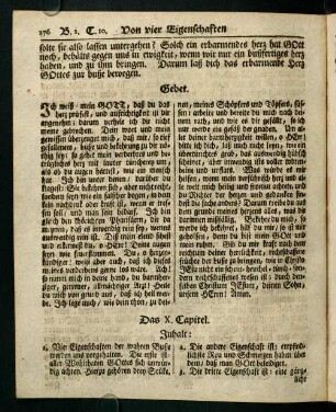 276-299, Das X. Capitel - Das XVI. Capitel