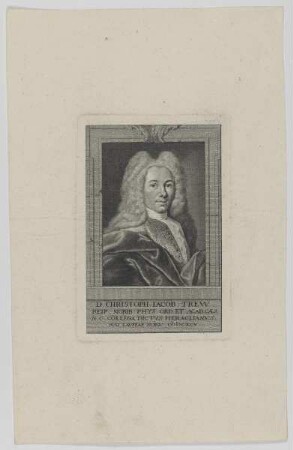 Bildnis des Christoph Iacob Trew