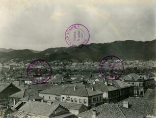 Kobe. Blick vom Ankerberg auf die Stadt