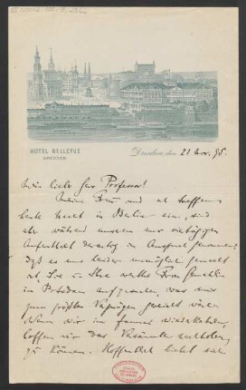 Brief an Karl Klindworth : 21.11.1895