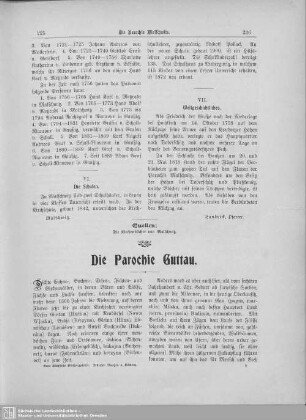 Die Parochie Guttau
