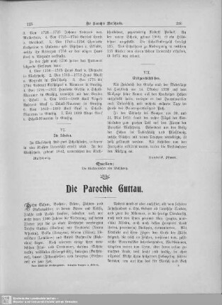 Die Parochie Guttau