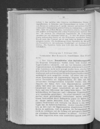 Sitzung am 7. Februar 1905.