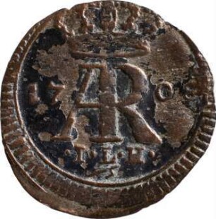 Münze, Pfennig, 1708