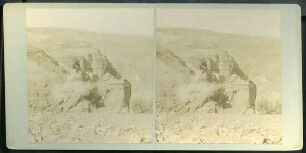 The convent of St. George in the Gorge of the Cherith. [Wadi Kelt]
