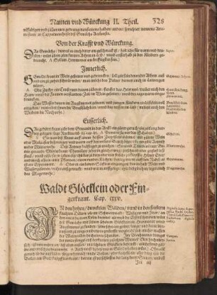 WaldtGlöcklein oder Fingerkraut, Cap. CXXV