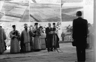 Bukarest: Prof. (Gheorghe) Alexianu, Gouverneur von Transnistrien, spricht