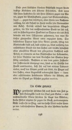 Zu Ende getanzt