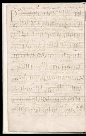 Per densas sylvas, per flumina (Cynegesia III. Mauricii Lang. Hass.)
