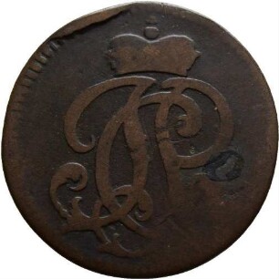 Münze, Pfennig, 1757