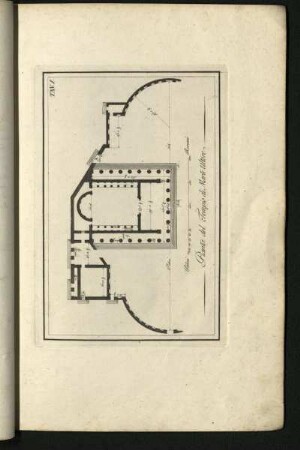 Tav. I. Pianta del Tempio di Marte Ultore